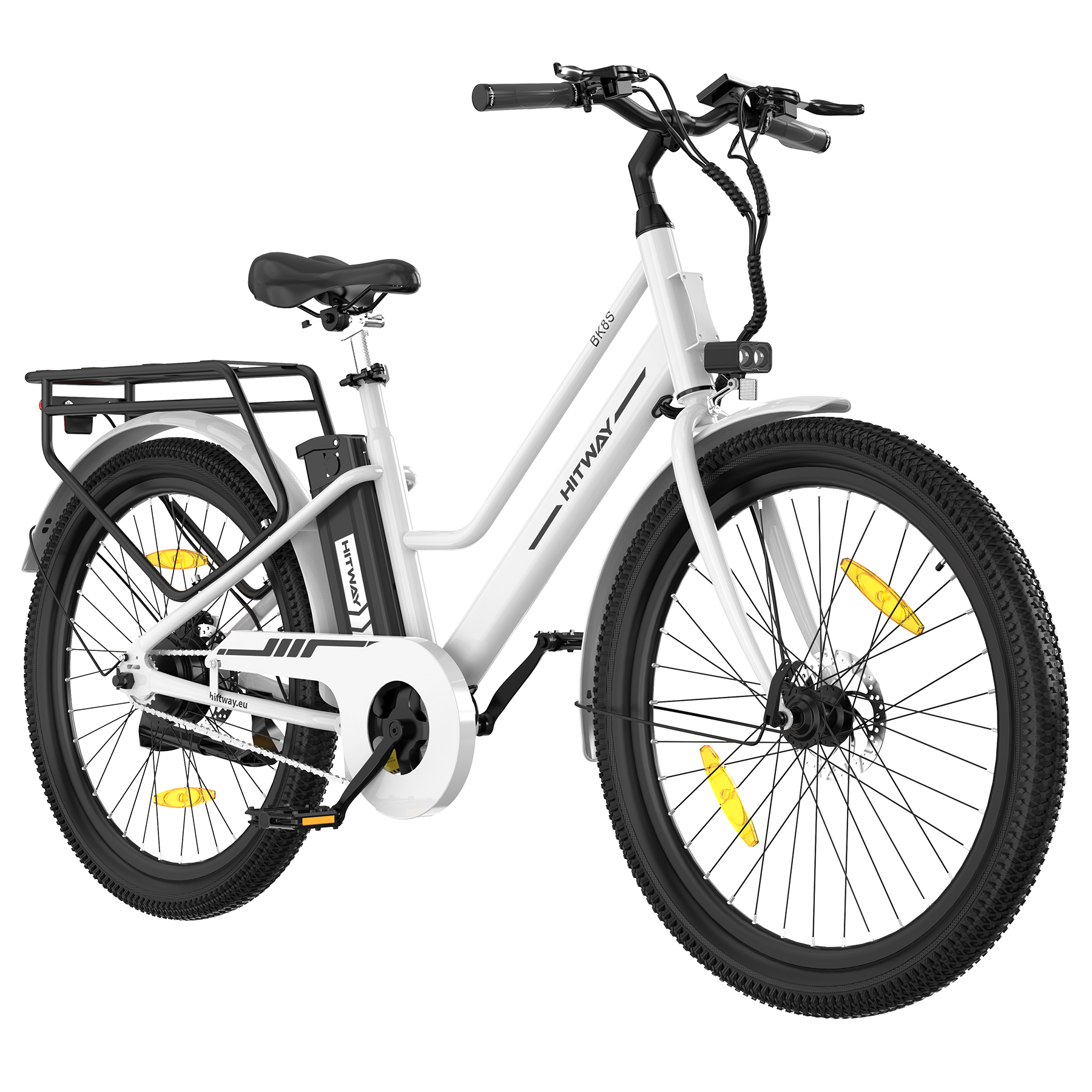 BK8SL E-Bike 250W – 27,5 Zoll City E-Bike mit 36V 13Ah Akku, Bluetooth App & Tiefeinstieg