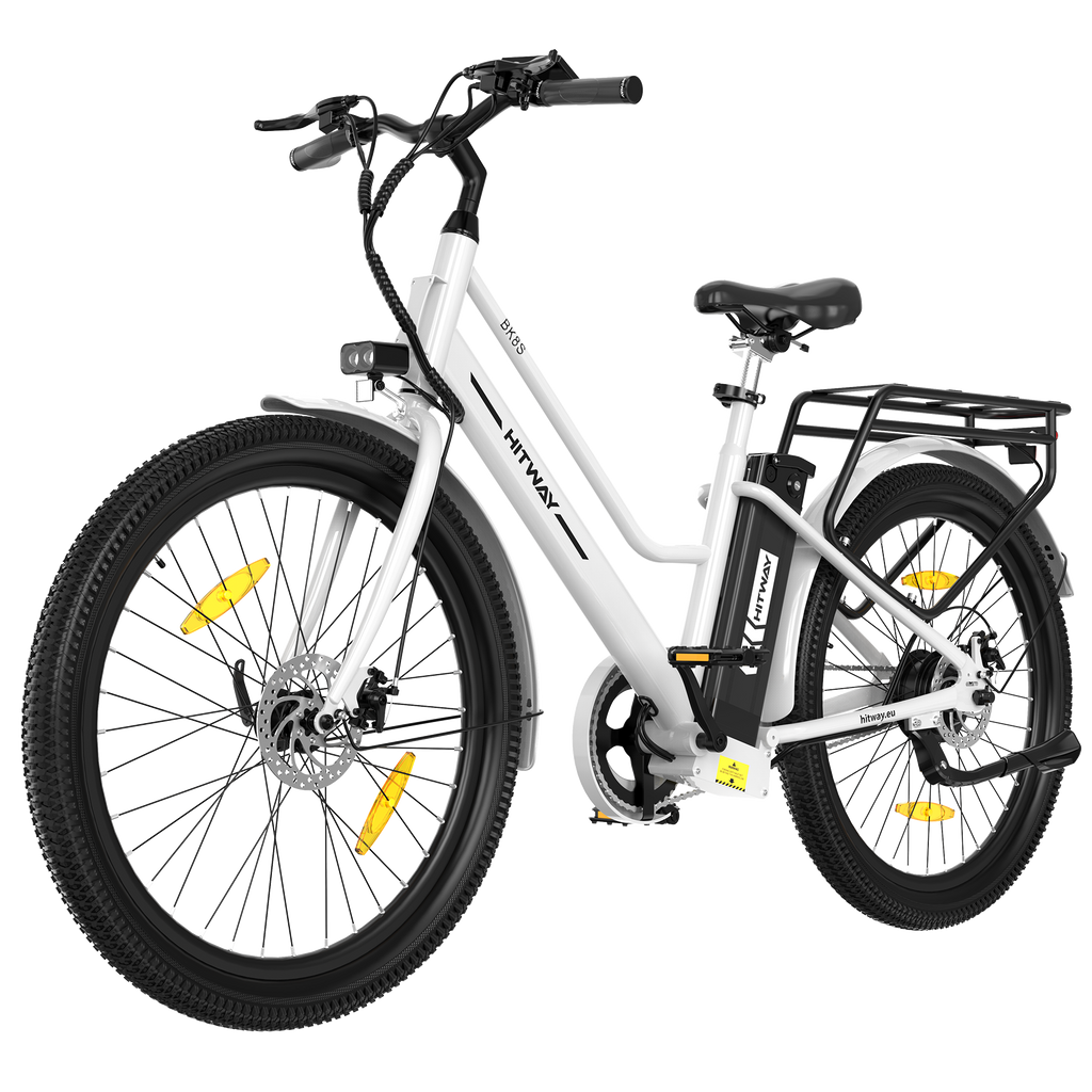 BK8SL E-Bike 250W – 27,5 Zoll City E-Bike mit 36V 13Ah Akku, Bluetooth App & Tiefeinstieg