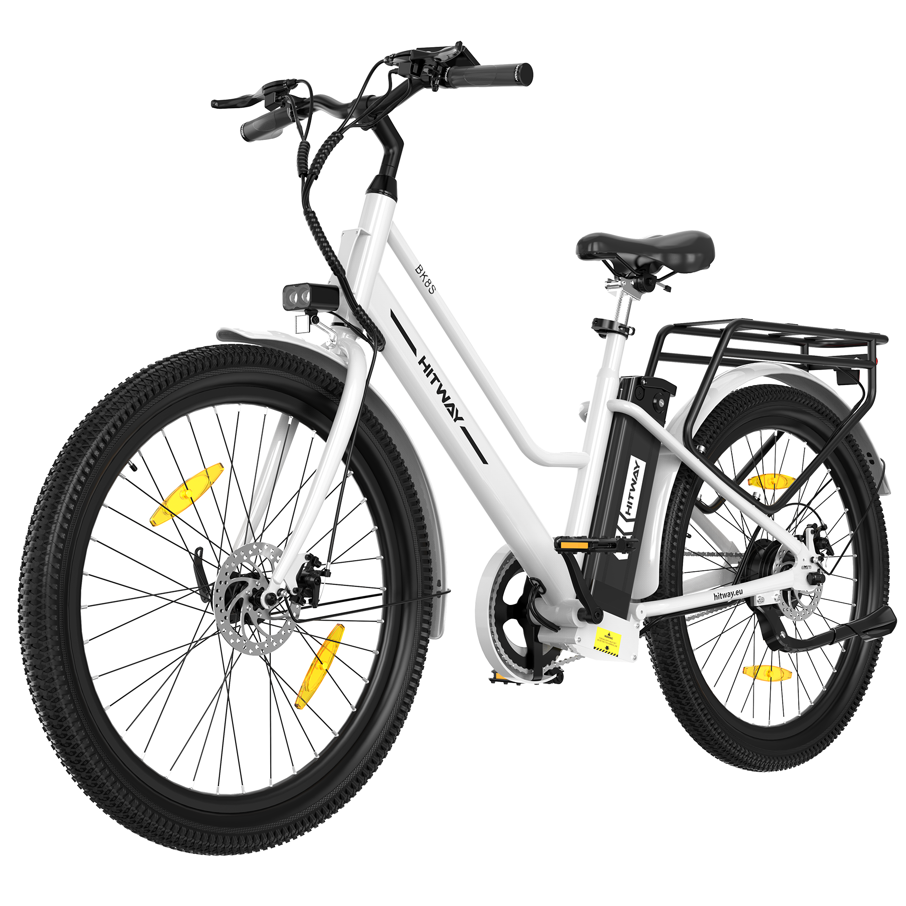 BK8SL E-Bike 250W – 27,5 Zoll City E-Bike mit 36V 13Ah Akku, Bluetooth App & Tiefeinstieg