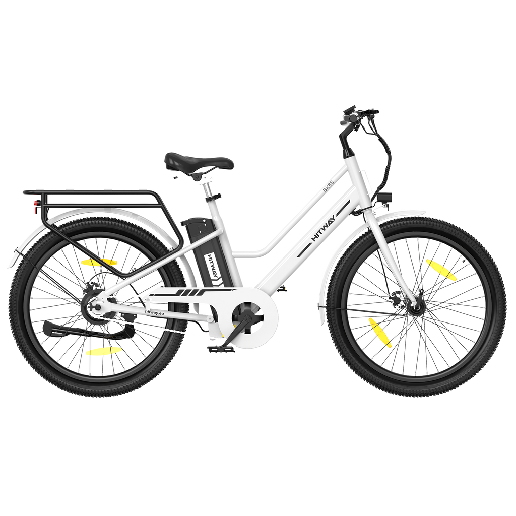 BK8SL E-Bike 250W – 27,5 Zoll City E-Bike mit 36V 13Ah Akku, Bluetooth App & Tiefeinstieg