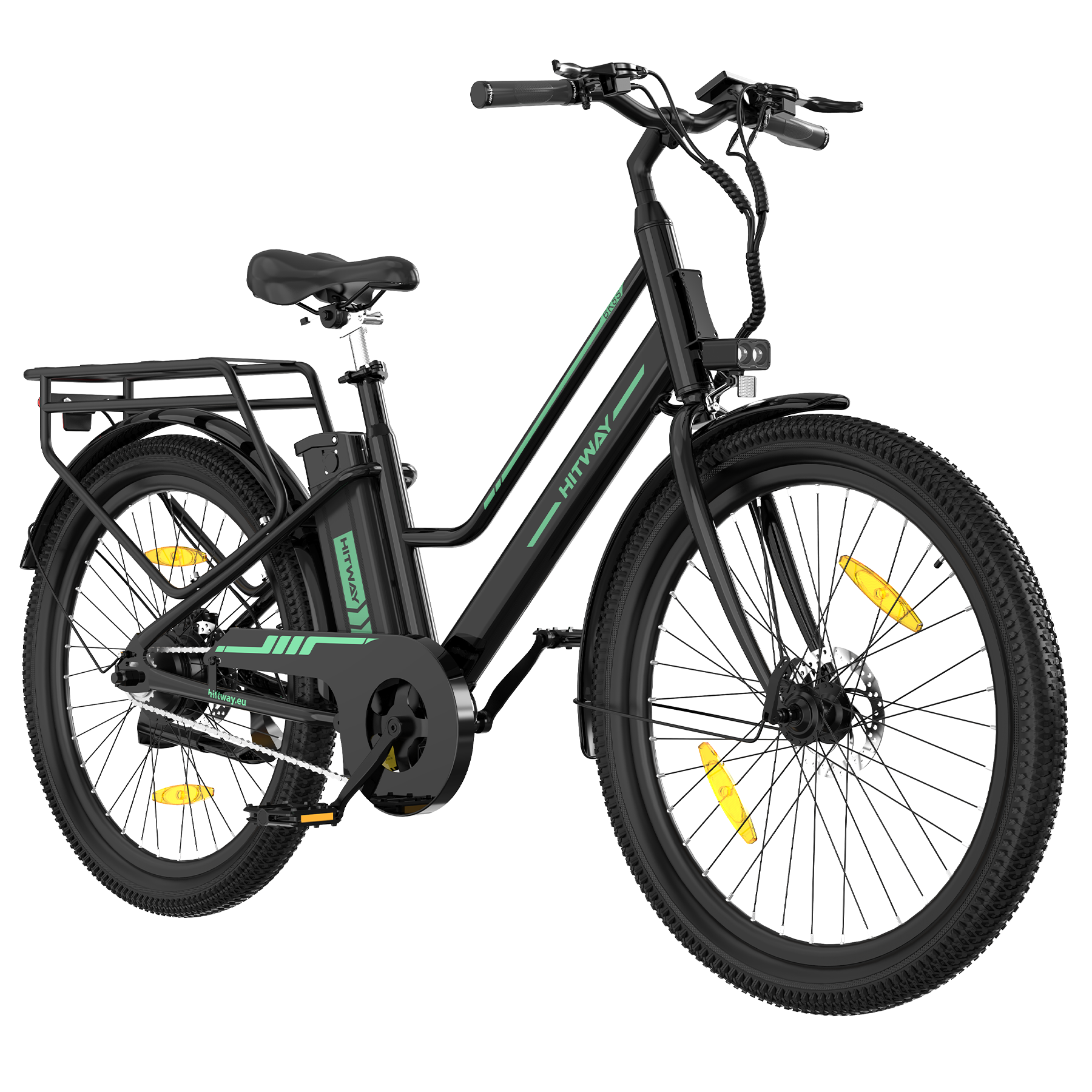 BK8SL E-Bike 250W – 27,5 Zoll City E-Bike mit 36V 13Ah Akku, Bluetooth App & Tiefeinstieg