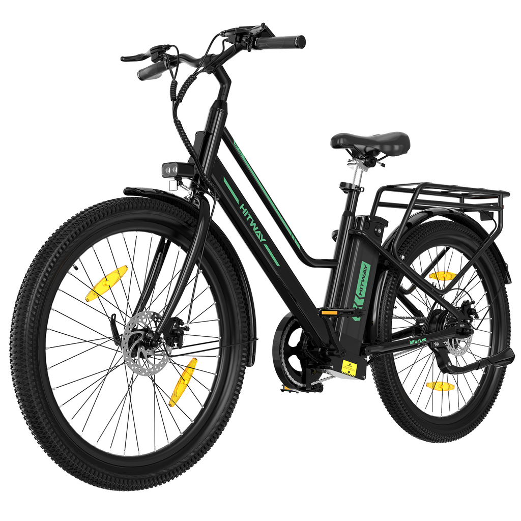 BK8SL E-Bike 250W – 27,5 Zoll City E-Bike mit 36V 13Ah Akku, Bluetooth App & Tiefeinstieg