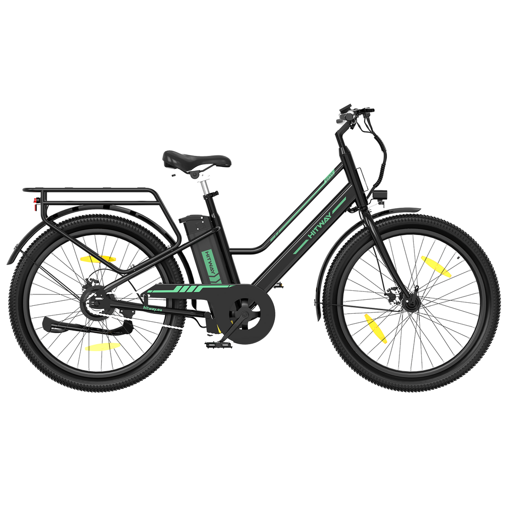 BK8SL E-Bike 250W – 27,5 Zoll City E-Bike mit 36V 13Ah Akku, Bluetooth App & Tiefeinstieg