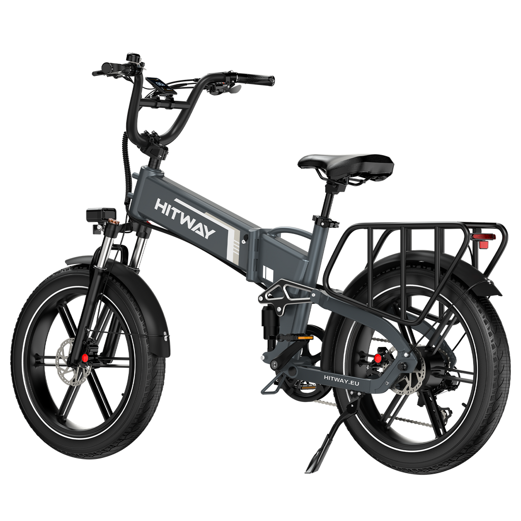 BK10S PRO 250W E-Fatbike – 20x4.0 Zoll, 70Nm Motor, 48V 15Ah Akku bis 120 km Reichweite & Doppelfederung