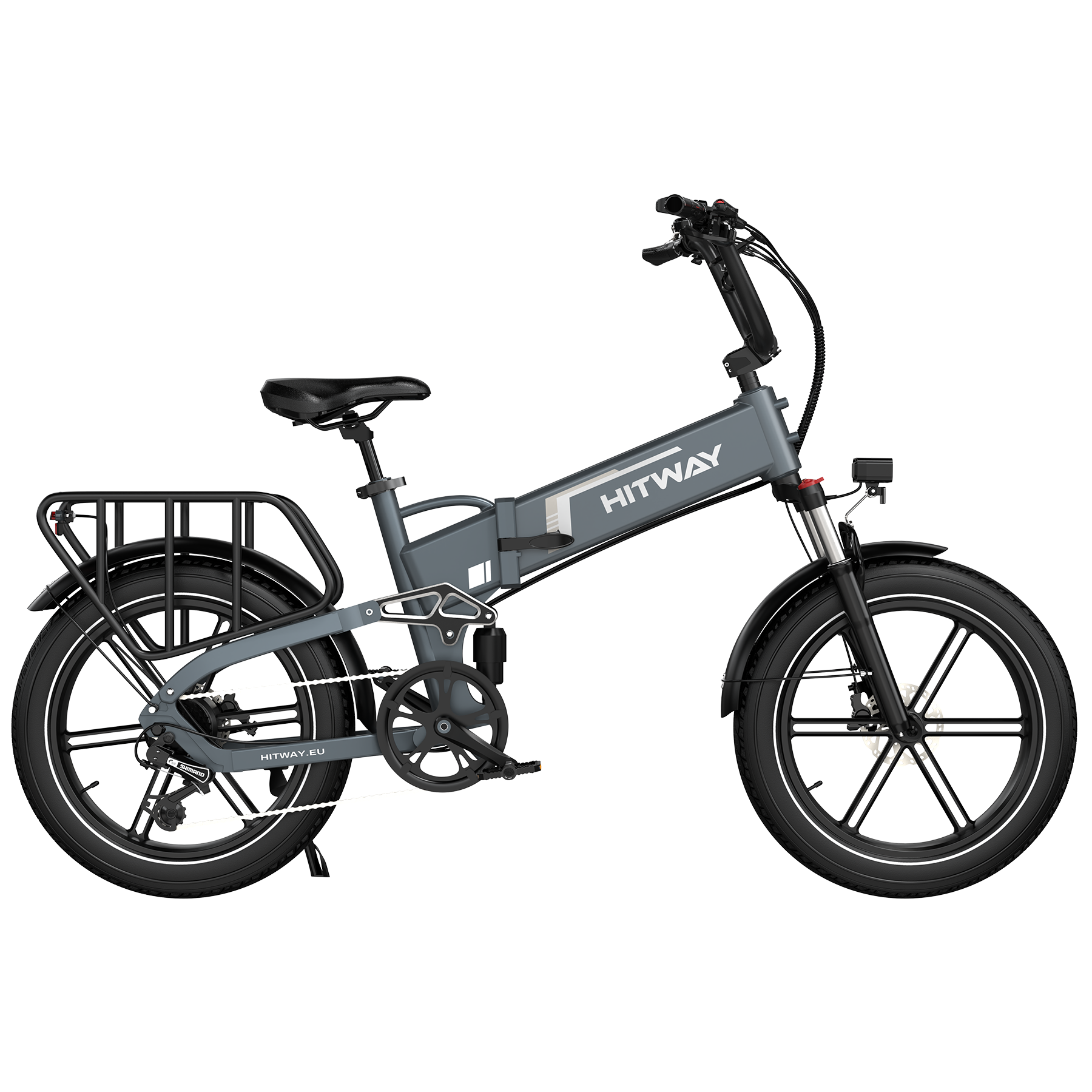 BK10S PRO 250W E-Fatbike – 20x4.0 Zoll, 70Nm Motor, 48V 15Ah Akku bis 120 km Reichweite & Doppelfederung
